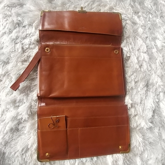 Vintage leather clutch purse - Picture 2 of 4